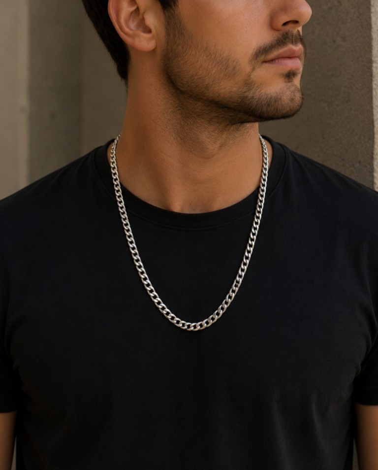 Silver Stainless Steel Gourmet Chain