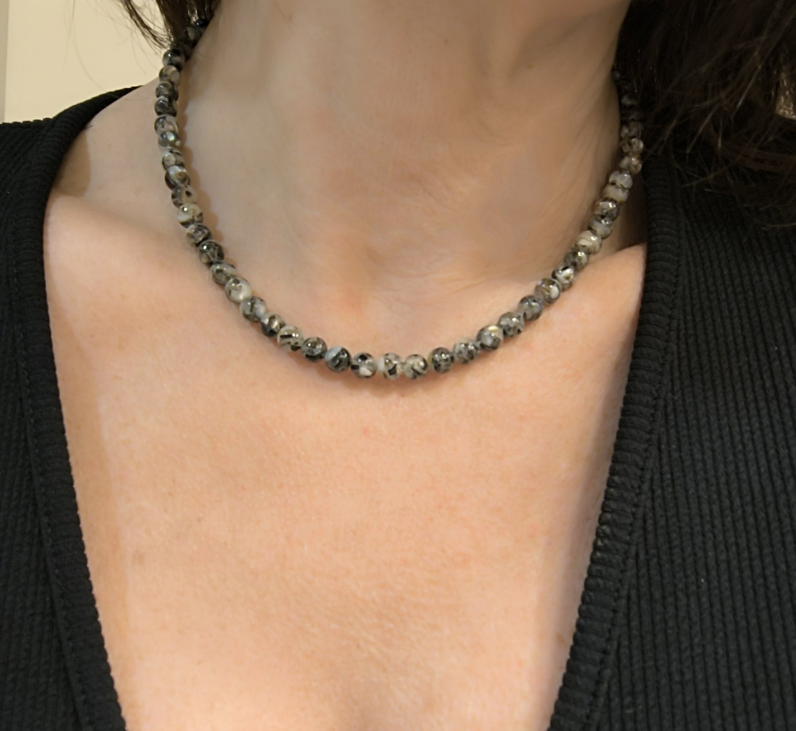 Γυναικείο Ατσάλινο Κολιέ Aurelia Shell Αμπαλούν Κοχύλι Ασημί