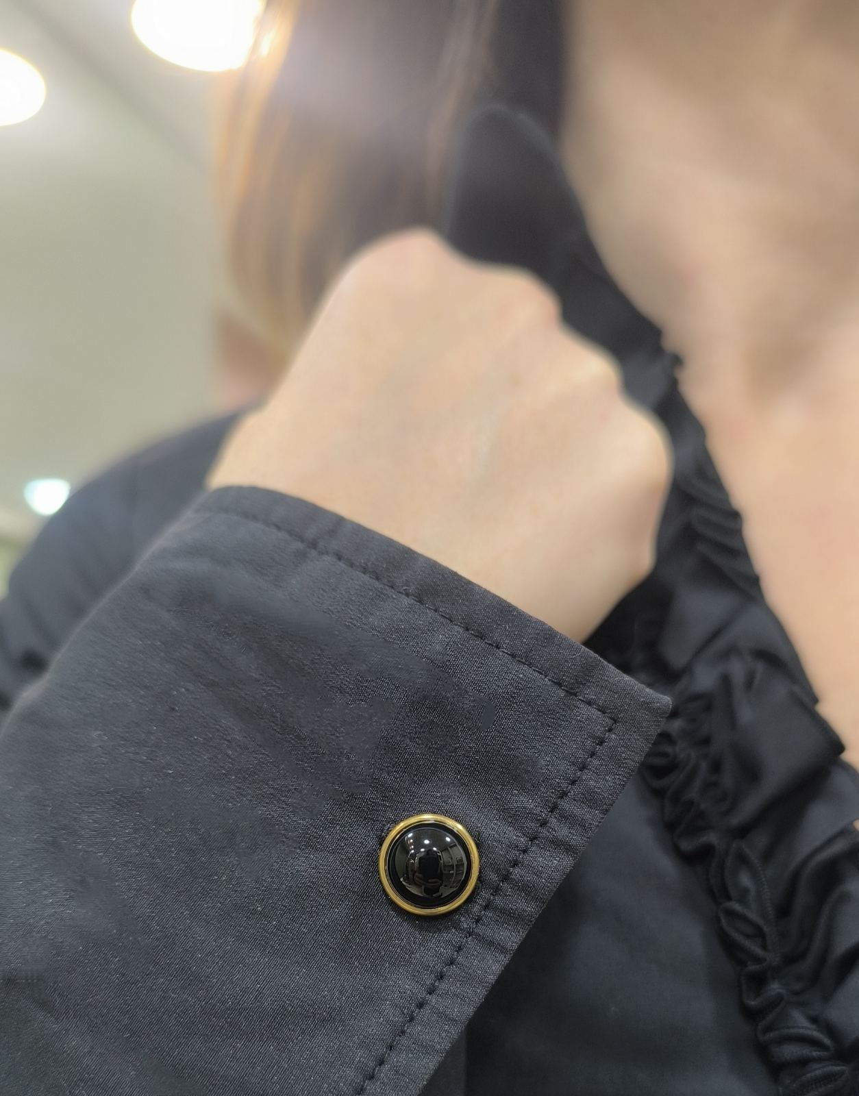 NOIR AUREA – Unisex Ατσάλινα Μανικετόκουμπα με Όνυχα