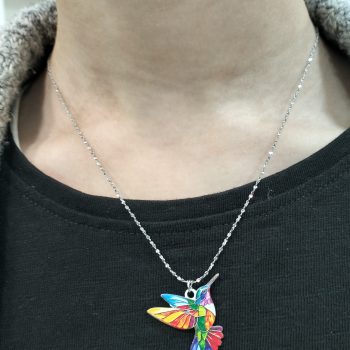 Κολιέ Ατσάλινο Κολιμπρί Βιτρώ