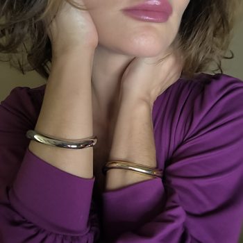 Χειροπέδα “Αέναη Γραμμή” – Cuff σε Χρυσό ή Ασημί Χρώμα