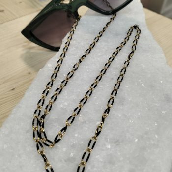 Black Gold Link Glasses Chain